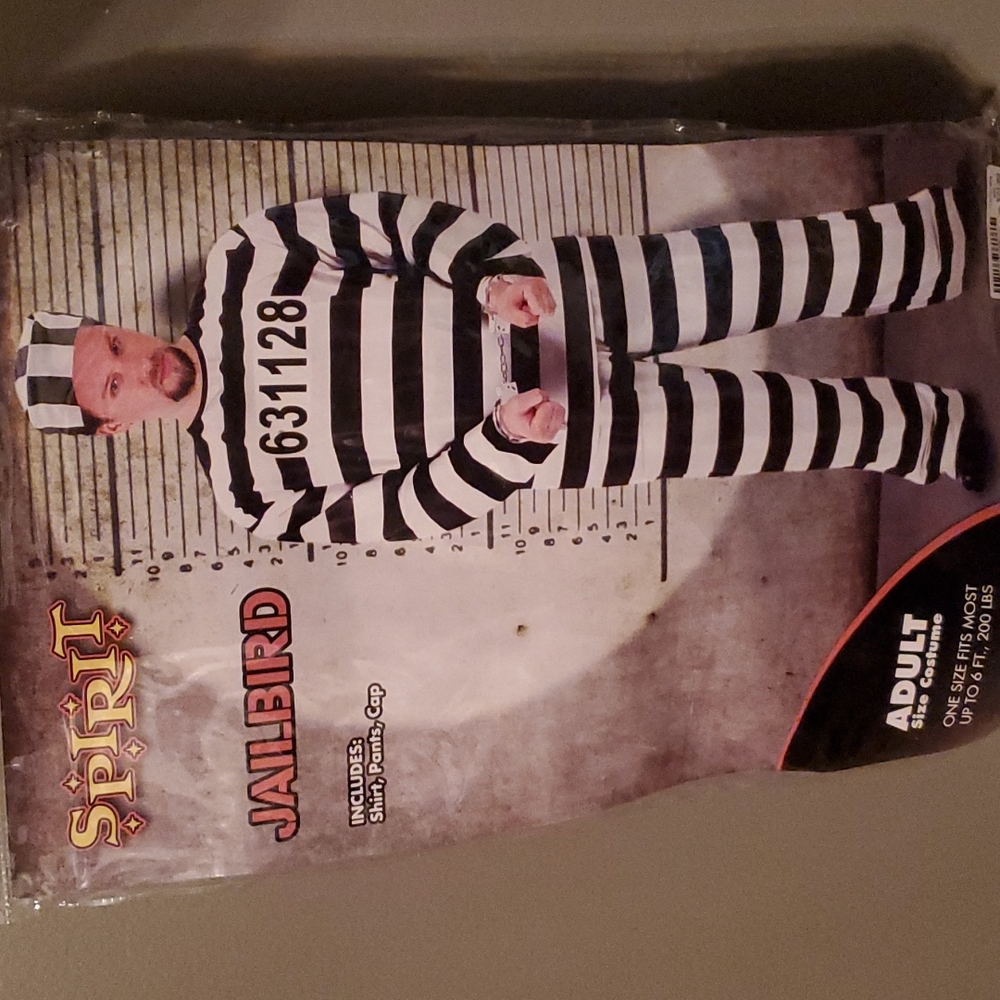 Spirit of Halloween Jailbird Adult Costume